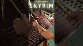 Skyrim quotSecundaquot  Hammered Dulcimer shorts dulcimer videogamemusic skyrim [upl. by Haraf961]