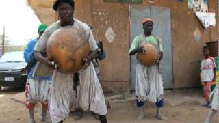 Griots from Guinea Guestworkers in Senegal making music for fellow Guineans June 2010 [upl. by Gabriell]