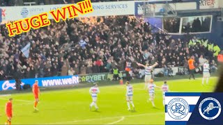 INSANE LIMBS AS QPR GET A HUGE WIN  QPR v Millwall Match Vlog [upl. by Felske]