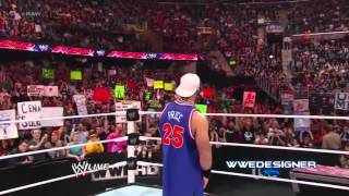 2012 WWE John Cena Returns As Doctor Of Thuganomics WWE RAW 03 12 12 HD [upl. by Esinyl]