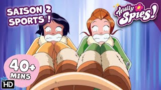 Les moments les plus sportifs de lespionnage  S2  PARTIE 1 ✨ ÉPISODE COMPLET 🌸 Totally Spies [upl. by Hodess]