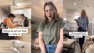 Telling My Wife I Don’t Like The Food She Made Prank Tiktok Compilation [upl. by Anaytat]