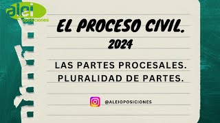 Conocimiento básico del proceso civil ¿Qué son las partes procesales [upl. by Buckels]