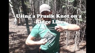 Prusik Knot on a Ridge Line [upl. by Michail]