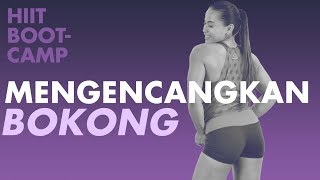 Latihan Mengencangkan Bokong 10 Menit Dengan Gerakan Efektif HIIT Cardio Boot Camp [upl. by Tyrus]