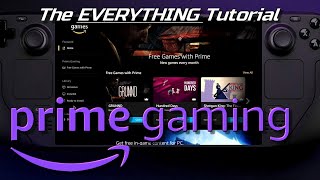 Steam Deck Amazon Games App Install Create Separate Game Entries  No Lutris Heroic or Bottles [upl. by Annaitsirhc]