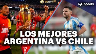 ARGENTINA vs CHILE 🔥 ÚLTIMOS PARTIDOS MESSI ENOJADO GRANDES GOLES Y MÁS ⚽ CLÁSICO TRASANDINO [upl. by Ettenwahs]