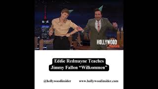 Eddie Redmayne Teaches Jimmy Fallon quotWilkommenquot From quotCabaretquot  Video fallontonight [upl. by Fiester799]