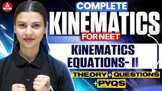 Kinematics Equations Class 11 Part2  AAROHAN Plus  Score 180180 in NEET  Tamanna Chaudhary [upl. by Irac60]