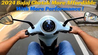 2024 Bajaj Chetak Urbane Electric Scooter Ride Review  Now More Performance [upl. by Ardelia533]