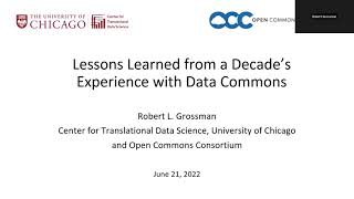 P19 BO4 BoF  Data Commons Principles and Practices [upl. by Genisia619]