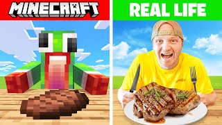 I Ate Every Minecraft Food In Real Life [upl. by Raychel]