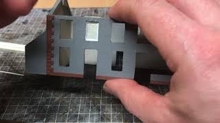 Building A OO Gauge Model Railway Scratch Build Series  15 Installing Window Frames And Doors [upl. by Tamas]