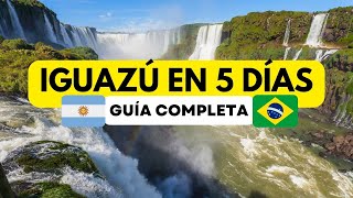 🟢 5 días en las CATARATAS DEL IGUAZÚ  👉 GUÍA COMPLETA Argentina y Brasil 🇦🇷🇧🇷 [upl. by Hy3]