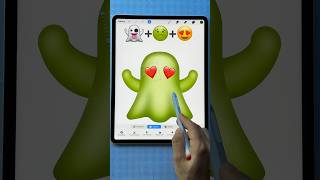 👻🤢😍 emoji mix drawing art procreate [upl. by Ariuqahs721]