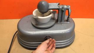 Mortar grinder Auto mortar and pestle Fisher Sci [upl. by Meda494]