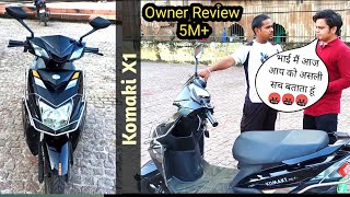 Komaki x1 Electric Scooter 5month owner Review AGDR2 [upl. by Balliett]