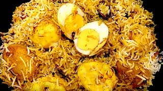 अंडा बिरयानी की सबसे आसान रेसिपी स्वाद ऐसा की दिल खुश करदे  Simple Egg Biryani in Pressure Cooker [upl. by Willetta930]