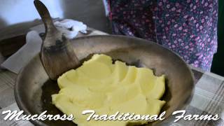 Buttermaking at Muckross Traditional Farms [upl. by Meg779]