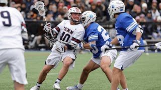 Duke vs Penn Lacrosse Highlights  2024 College Lacrosse [upl. by Hafinah378]