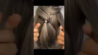 Easy hairstyles party hairstyle hair tutorial girlish hairstyle YouTube shorts [upl. by Ike]