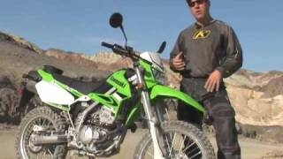 2009 Kawasaki KLX250S Motorcycle Review [upl. by Acinorehs]