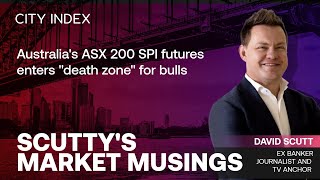 Australias ASX 200 SPI futures enters quotdeath zonequot for bulls [upl. by Nireves]