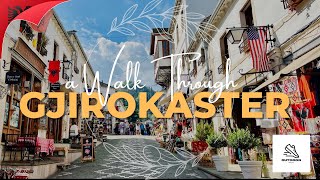 A Walk in Gjirokaster Albania  4K Castle and Central Streets [upl. by Eiuol]