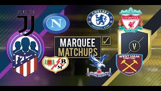 Marquee Matchup 15 predictions Fifa 22 [upl. by Sidon]