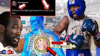 BREAKING ERROL SPENCE NOW SAYS amp CONFIRMS BROKEN RIB BEFORE CRAWFORD FIGHT  COULDNT SPAR FOR MONTH [upl. by Ylrevaw535]