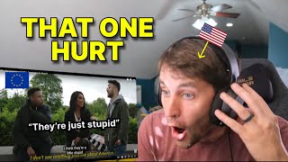 American reacts to Why Do Europeans Dislike Americans So Much [upl. by Karina578]