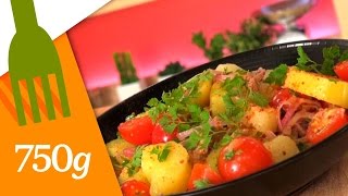 Recette de Salade de pommes de terre  750g [upl. by Anerbas]