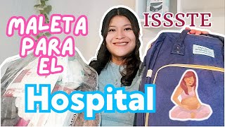 Embarazo Parto ¿Qué llevo en mi maleta pañalera o bolsa para el Hospital Público ISSSTE [upl. by Arraek]