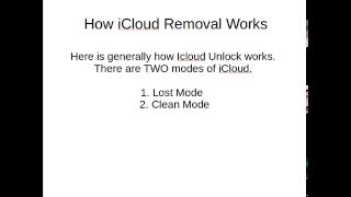 How Icloud Removal Works [upl. by Acirehs]