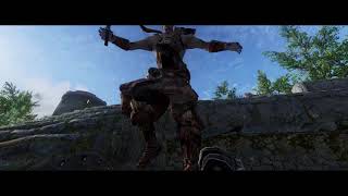 Skyrim Permadeath Stories 🐉 Battle of Trevas watch ⚔️ Unarmed Khajiit Level 5 [upl. by Ulrick]