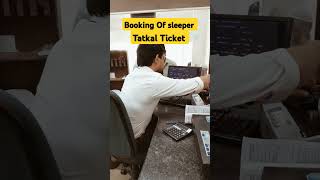 Booking Of Sleeper Tatkal Ticket tatkalticket railway ticketbooking cancelticket [upl. by Ecnedurp]