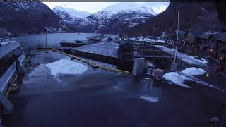 Geirangerfjord cruise port Geiranger [upl. by Eusadnilem]