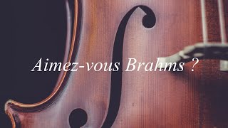 Aimezvous Brahms ブラームスはお好き？ Katojin Music カトジンミュージック [upl. by Arahc]