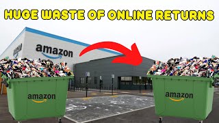 AMAZON RETURNS UK DUMPSTER DIVER EXPOSES OUTRAGOUS RETAIL WASTE [upl. by Marika977]