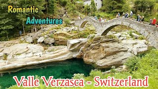 Swiss Tours Valle Verzasca  Verzasca Valley Switzerland  Romatic adventures valley [upl. by Eirrotal]