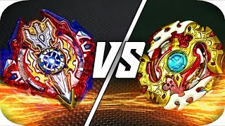 Sieg Xcalibur Vs Spriggan Requiem  Beyblade Burst Battle [upl. by Kinzer]