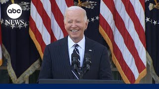 FULL SPEECH Joe Biden’s addresses the nation after Presidentelect Trumps victory [upl. by Ettennahs410]