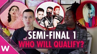 Eurovision 2019 SemiFinal 1 qualifiers prediction [upl. by Publius]