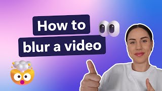 How to blur a video online [upl. by Lewls]