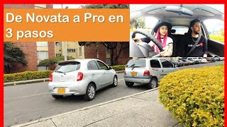 Clase de estacionamiento EN PARALELO EN LINEA CONTRA LA ACERA BORDILLO ANDEN ¿Cómo estacionar [upl. by Arvid]