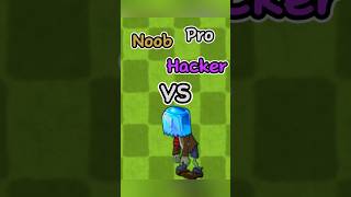 PVZ Fusion  Noob vs Pro vs Hacker Diamond Box Zombie pvz memes shorts [upl. by Emmit]