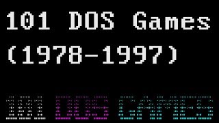 101 MS DOS GAMES 19781997 [upl. by Ynattir476]