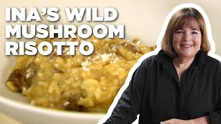 Ina Gartens Wild Mushroom Risotto  Barefoot Contessa  Food Network [upl. by Eniad]