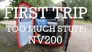 NV200 camper car first UK trip part 1 [upl. by Harewood]