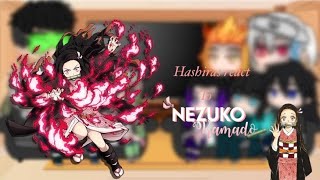 Hashiras react to Nezuko 12 [upl. by Placeeda]